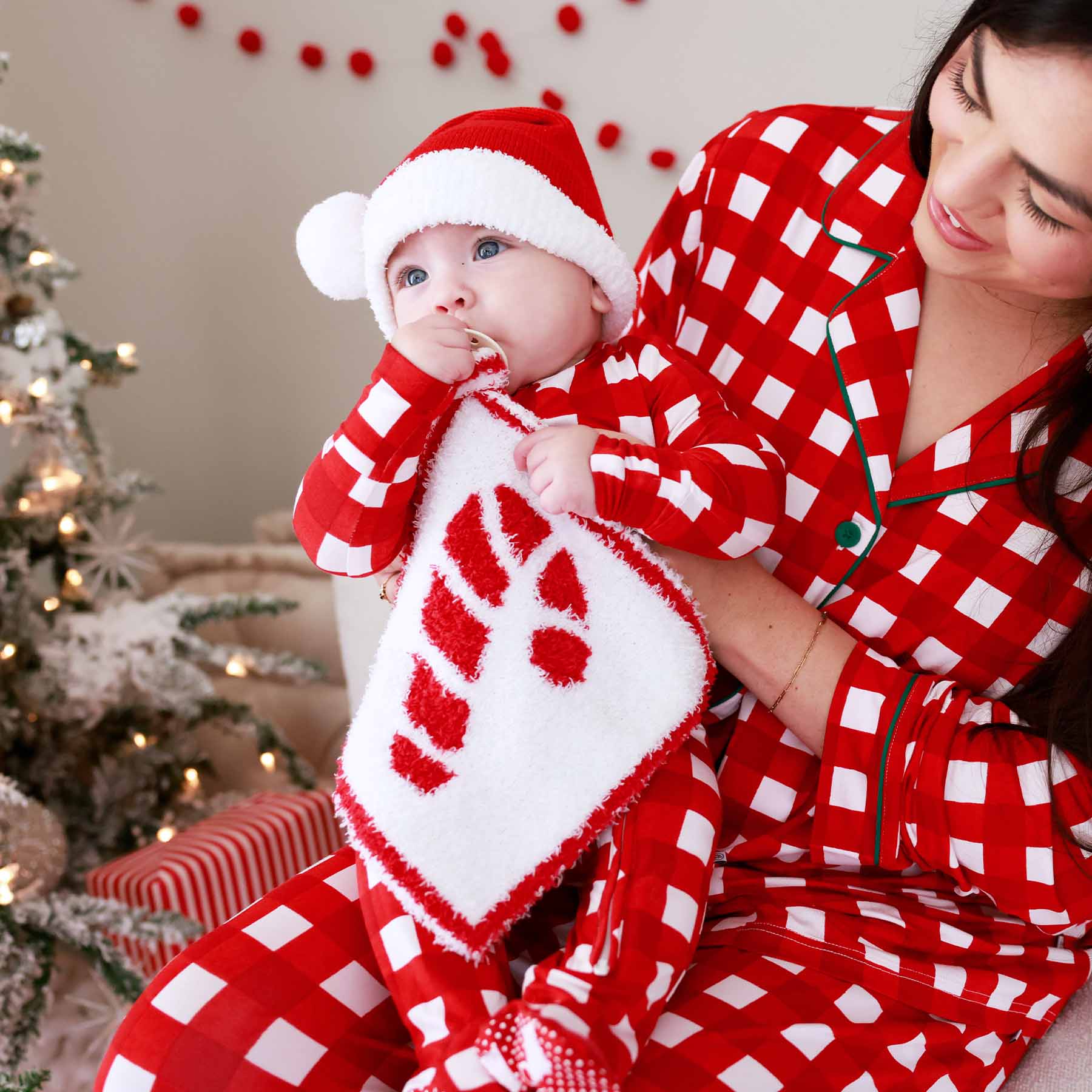 CuddleLaneâ¢ Luxe Lovey | Candy Cane