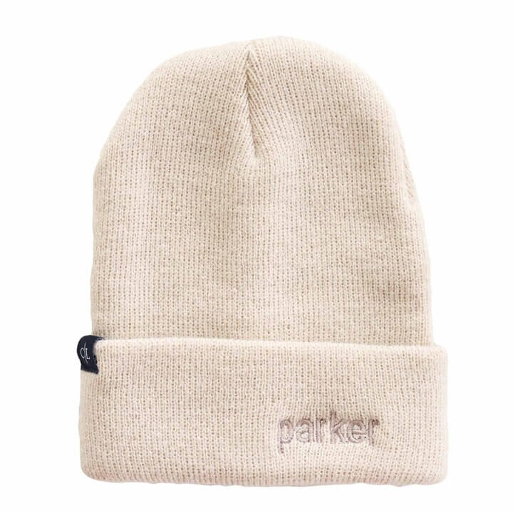 Embroidered Knit Baby Beanie