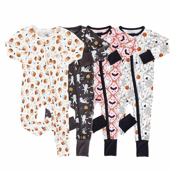 Halloween Convertible Zip Rompers