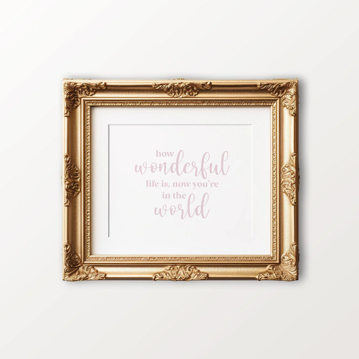 How Wonderful Digital Wall Art
