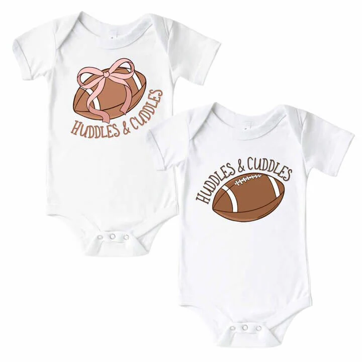 Huddles & Cuddles Graphic Bodysuit | White